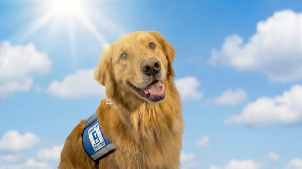Normie, the service dog PuzzlePup was built for