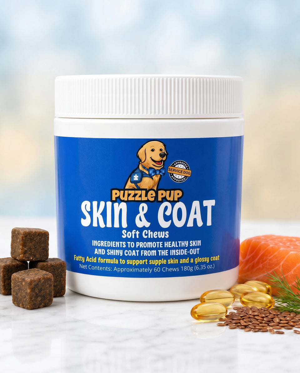 PuzzlePup Skin & Coat Soft Chews