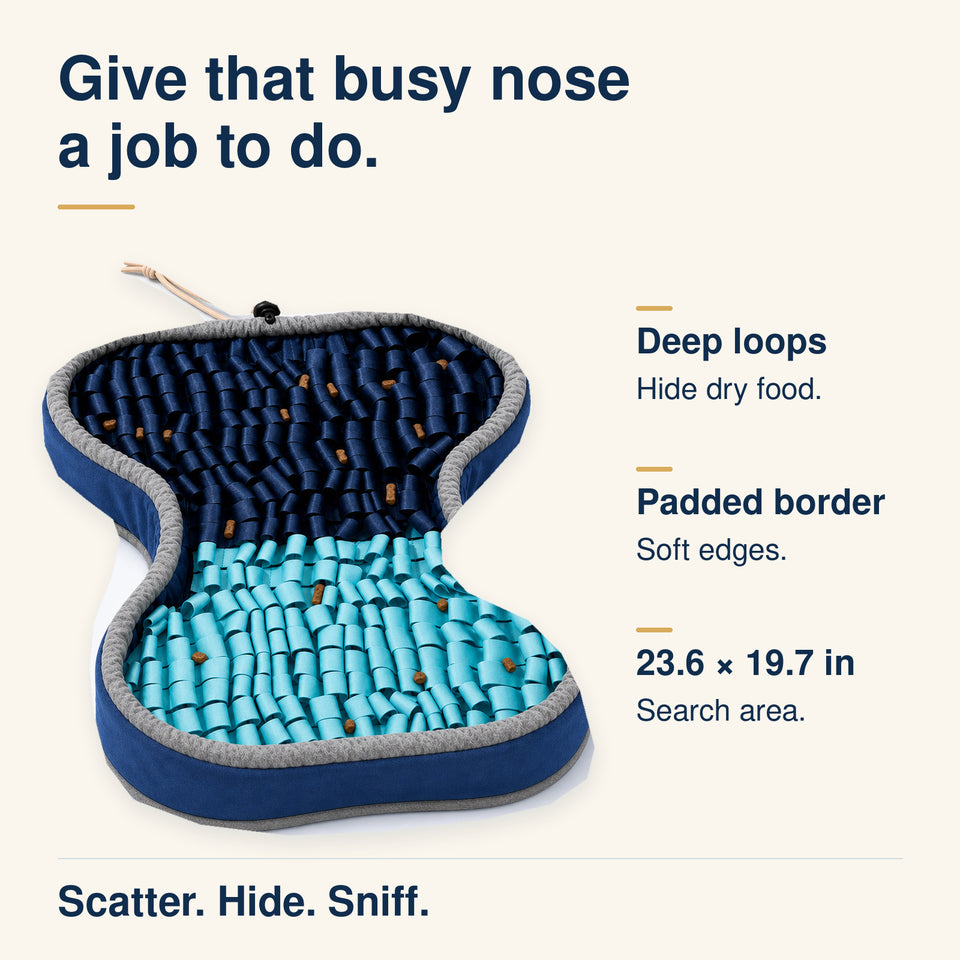 Complete PuzzlePup Snuffle Mat benefits graphic